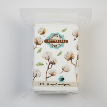 Organic Cotton Perforated Pleats 100g