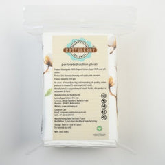 Organic Cotton Perforated Pleats 100g