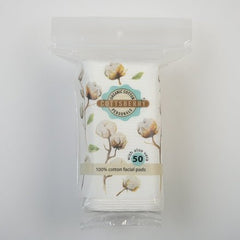 Organic Cotton Square Facial Pads 50s