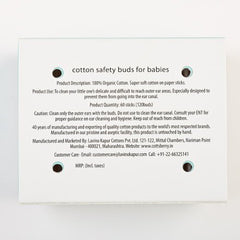 Organic Cotton Safety Buds for Babies 60s